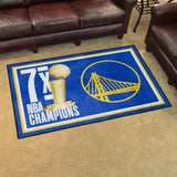 NBA - Golden State Warriors 4x6 Rug