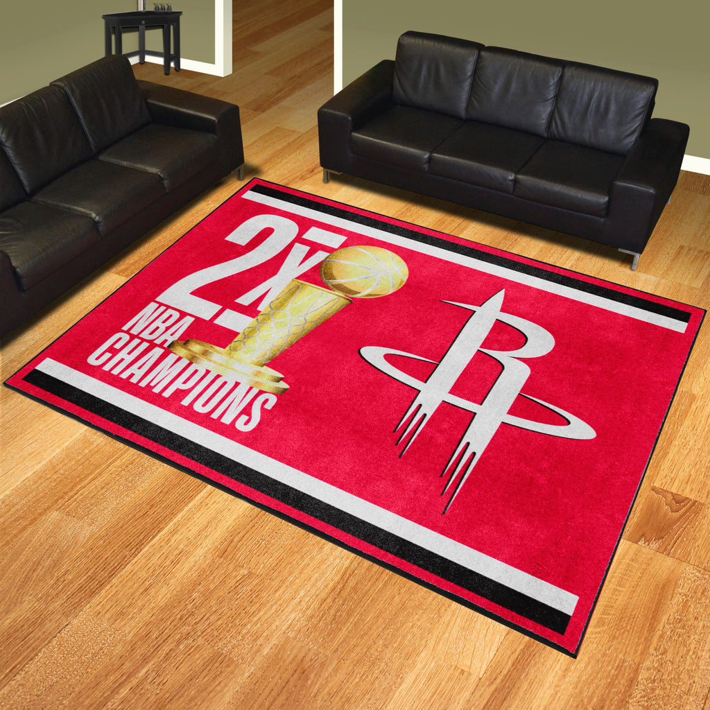 NBA - Houston Rockets 8x10 Rug