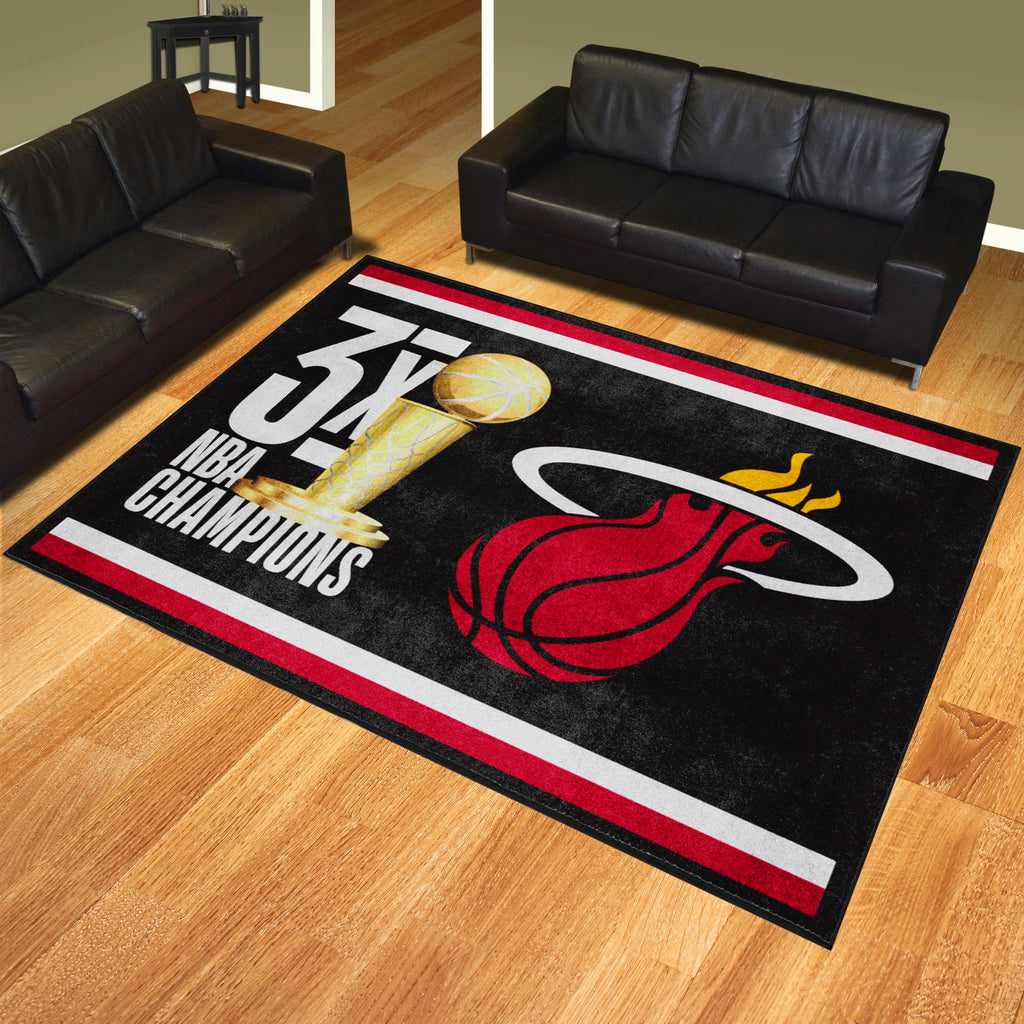 NBA - Miami Heat 8x10 Rug