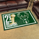 NBA - Milwaukee Bucks 4x6 Rug