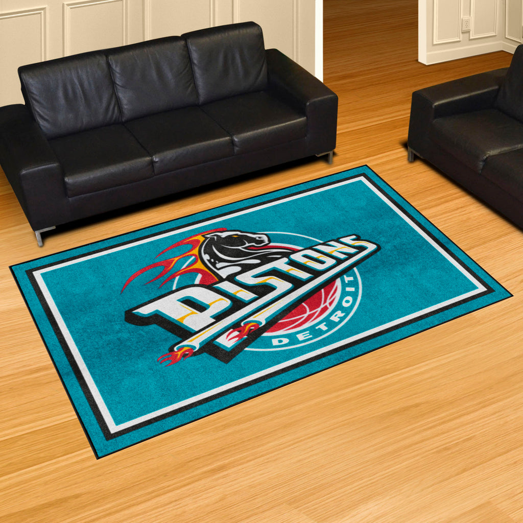 NBAV ? Detroit Pistons 5x8 Rug