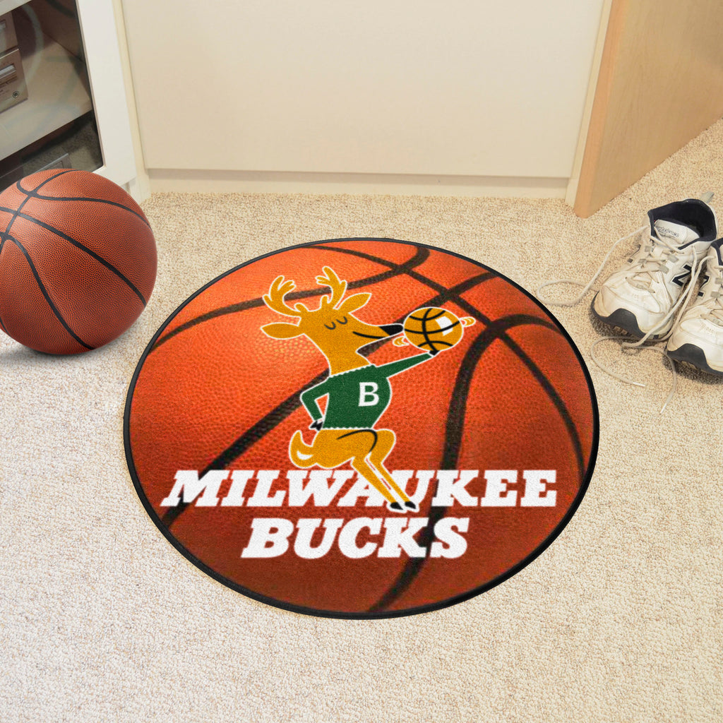 NBAV ? Milwaukee Bucks Basketball Mat