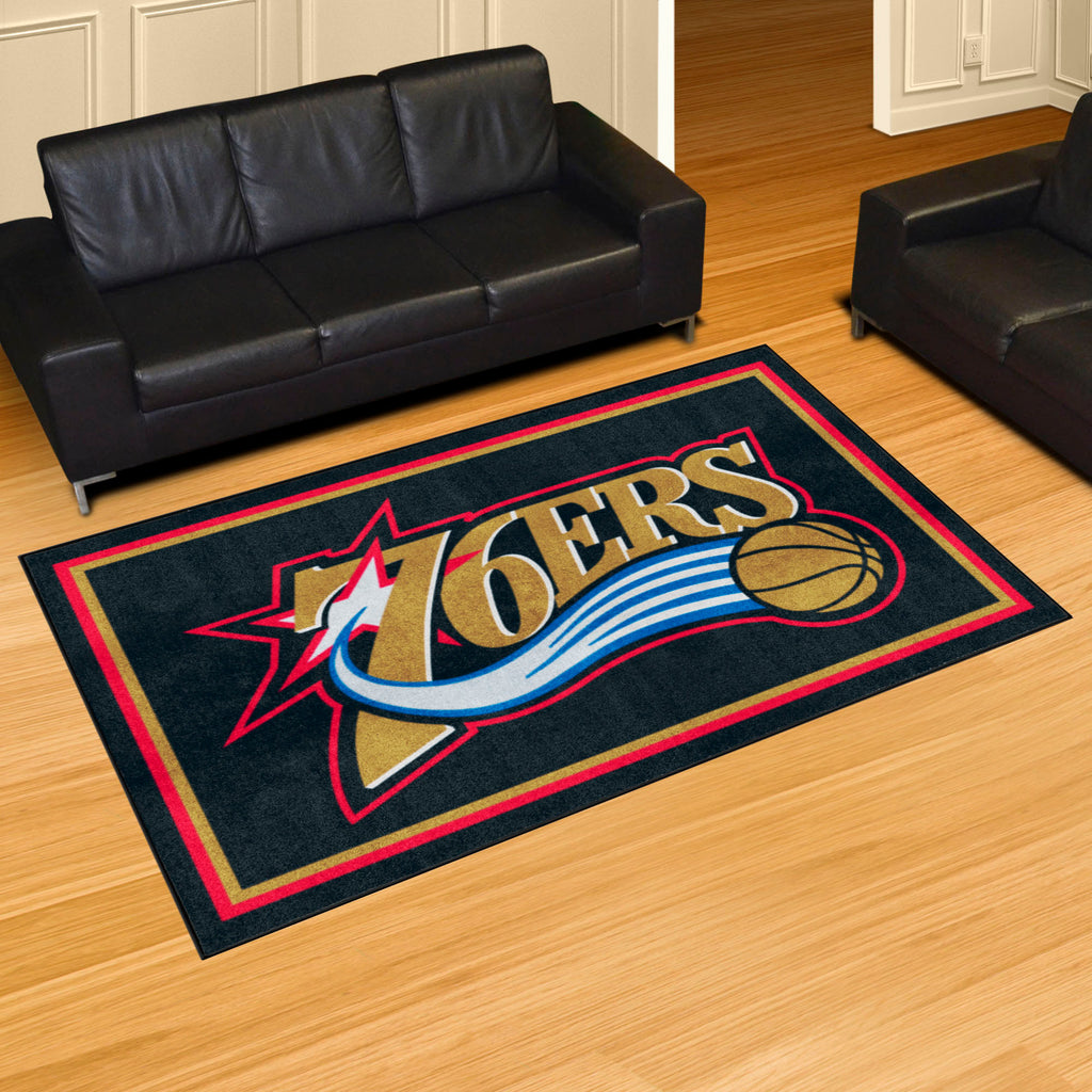 NBAV ? Philadelphia 76ers 5x8 Rug