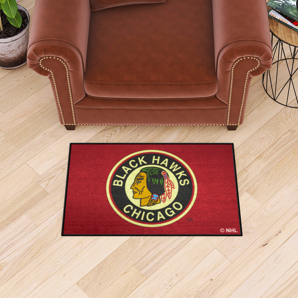 NHLV ? Chicago Blackhawks Starter Mat - Retro