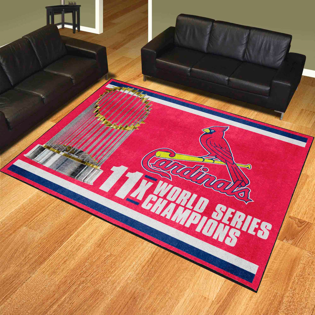 MLB - St. Louis Cardinals 8x10 Rug