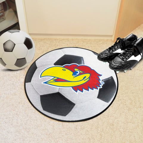 University of Kansas Soccer Ball Mat