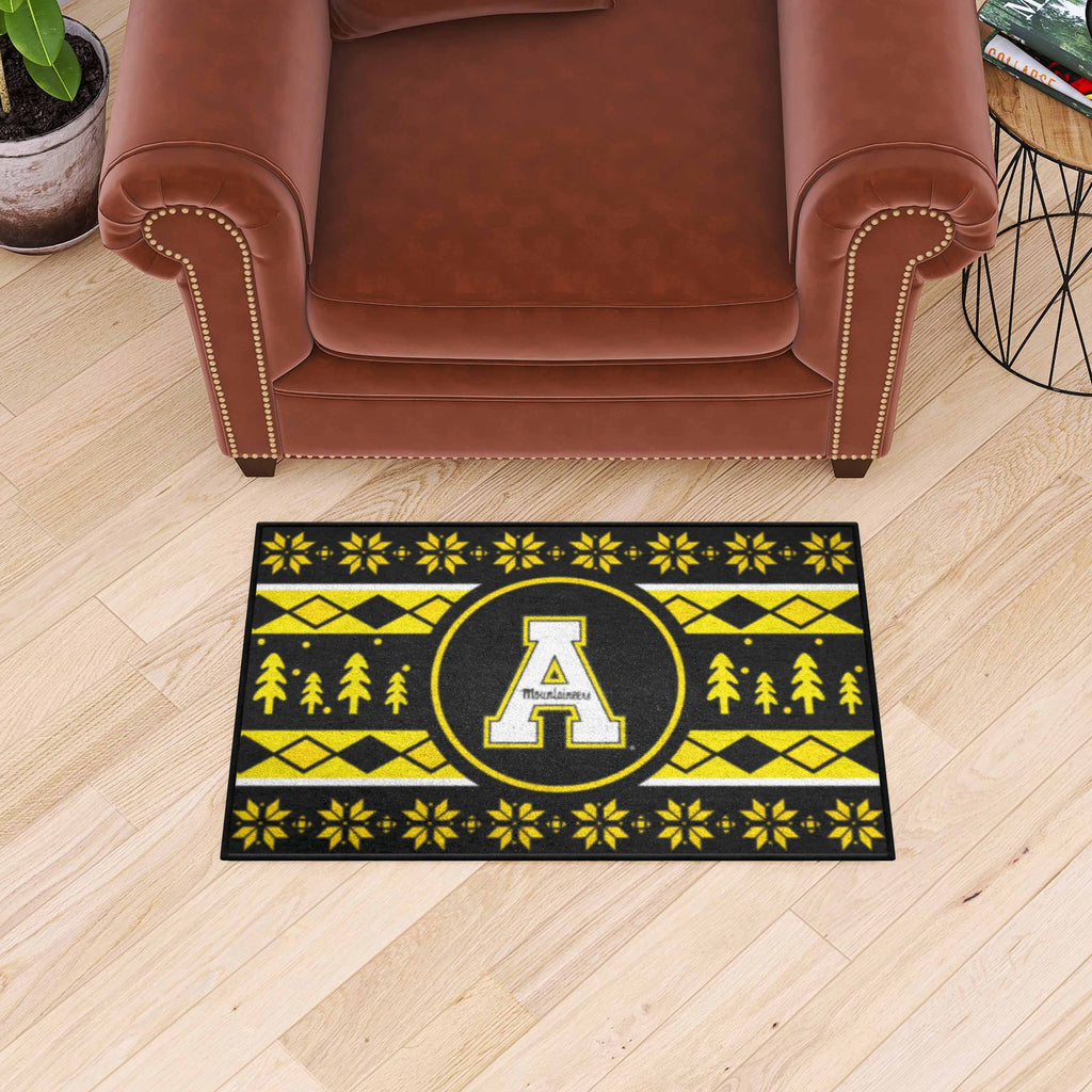 Appalachian State Holiday Sweater Starter Mat