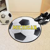 University of Michigan Soccer Ball Mat