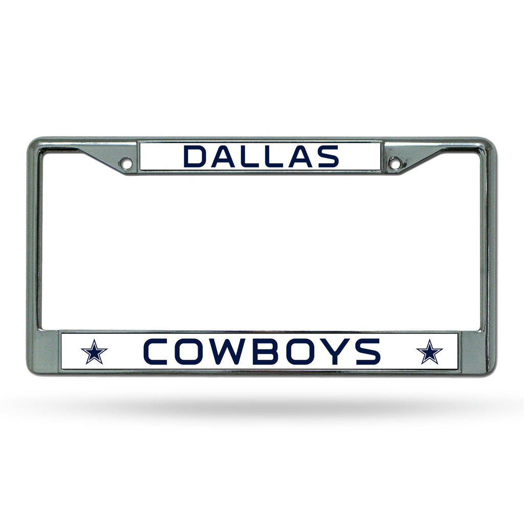 Dallas Cowboys License Plate Frame Chrome