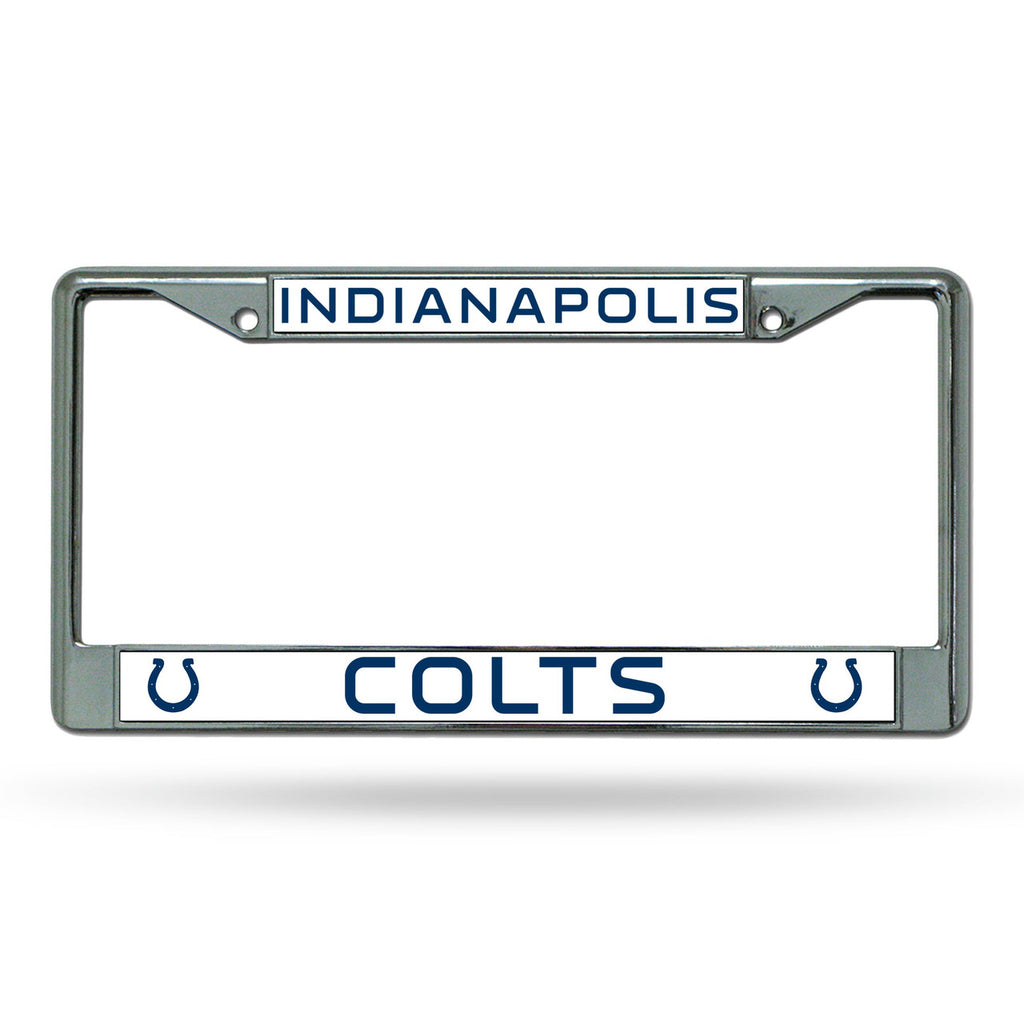 Indianapolis Colts License Plate Frame Chrome