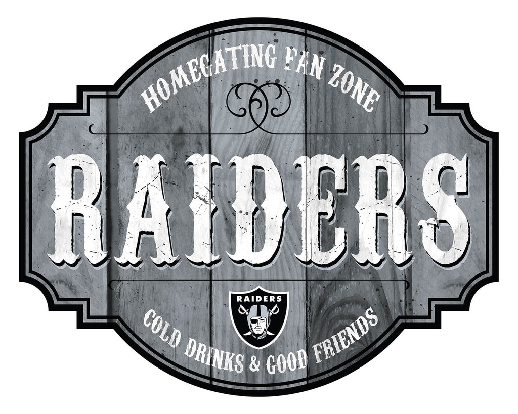 Las Vegas Raiders Sign Wood 12 Inch Homegating Tavern