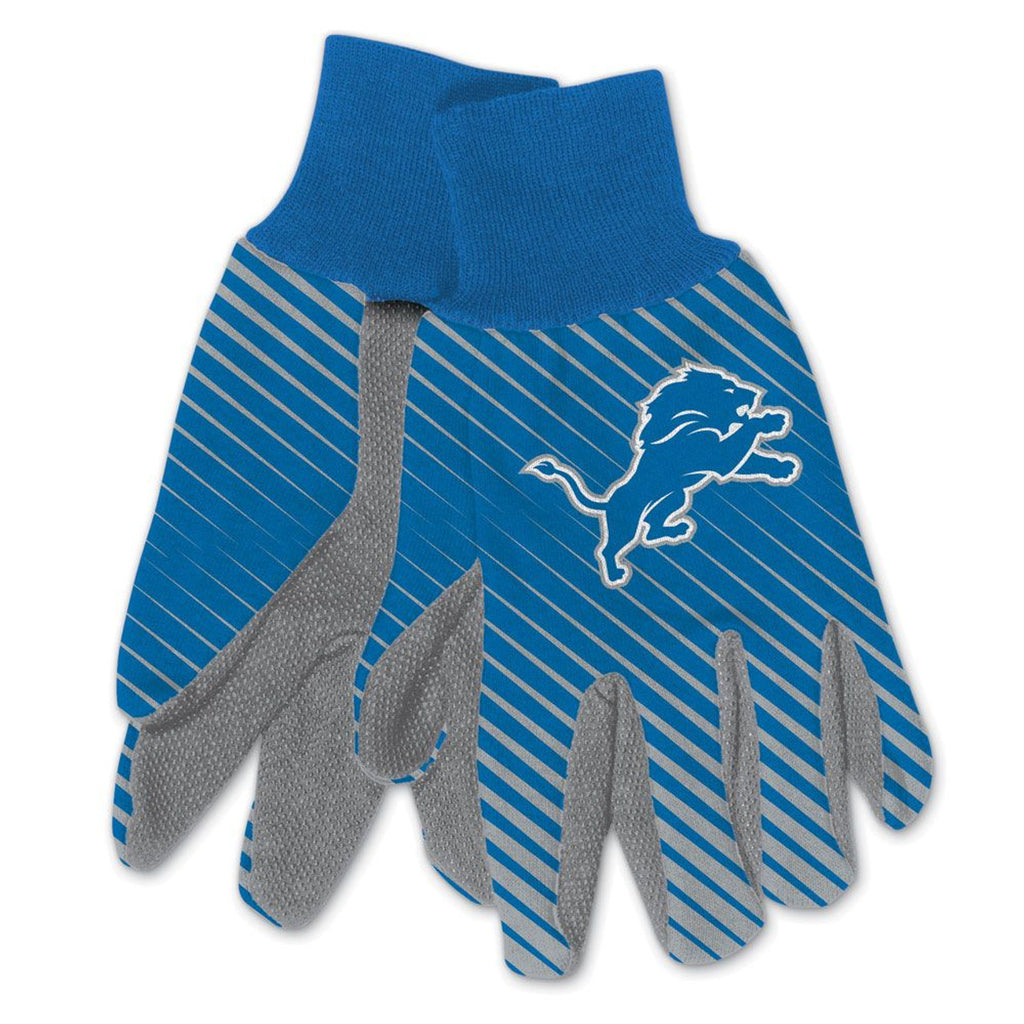 Detroit Lions Two Tone Adult Size Gloves