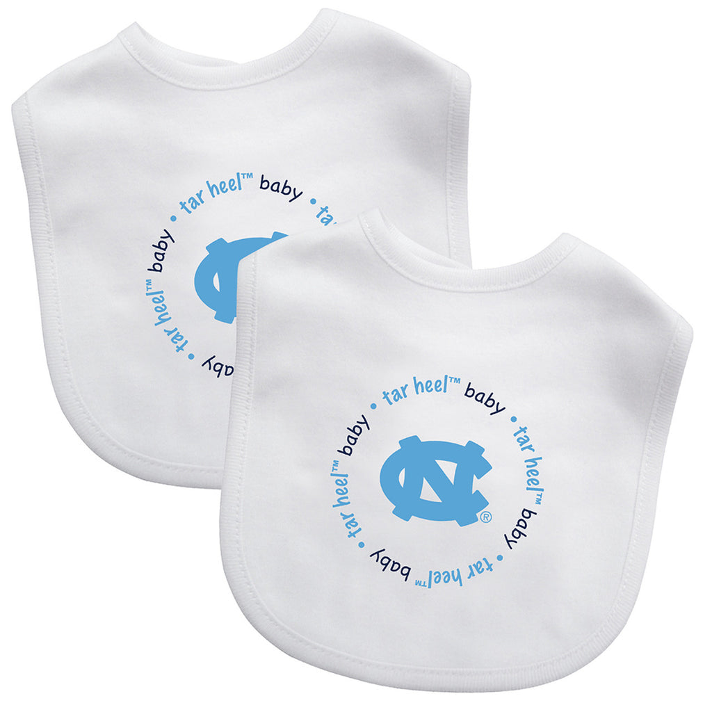 North Carolina Tar Heels Baby Bib 2 Pack