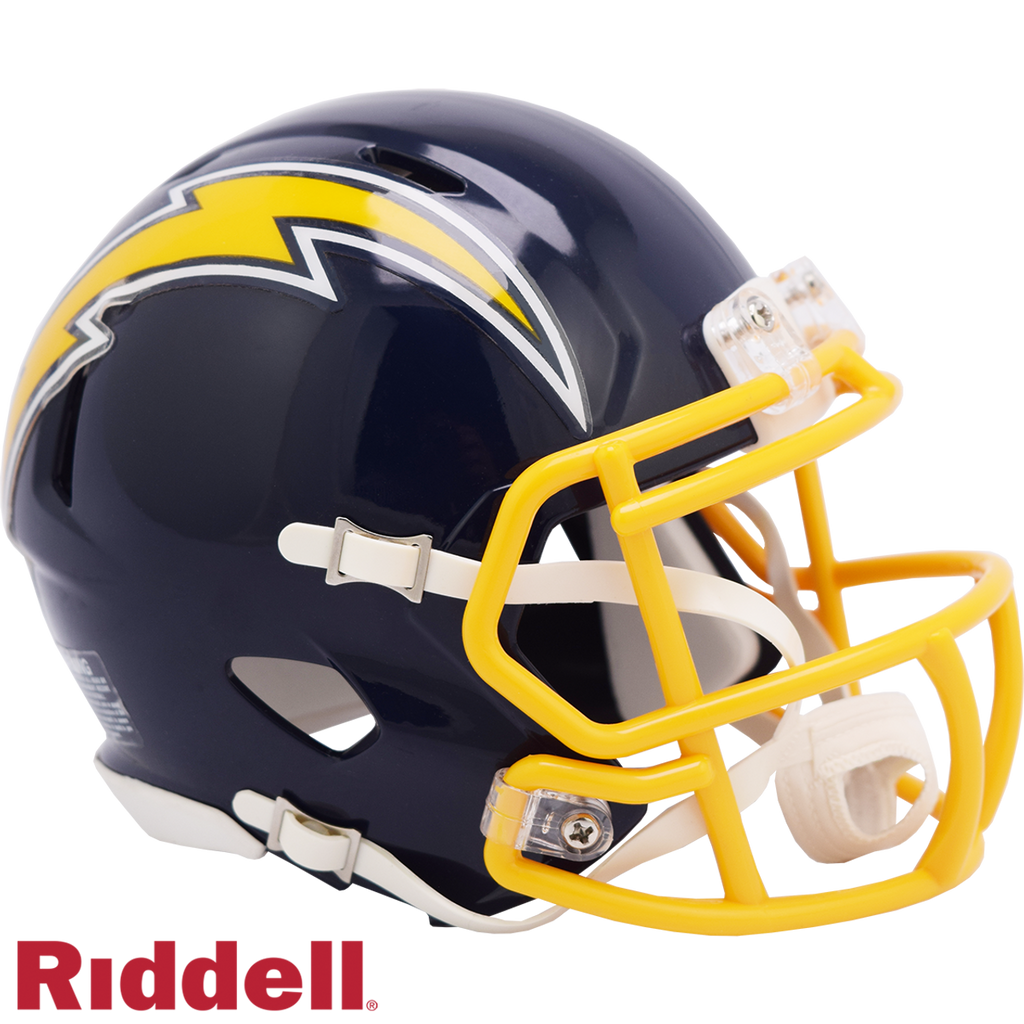 Los Angeles Chargers Helmet Riddell Replica Mini Speed Style 1974-1987 T/B