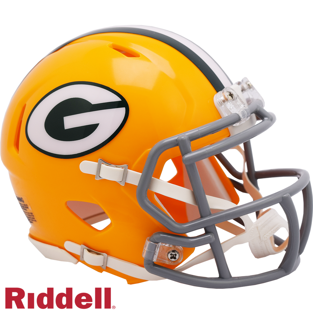 Green Bay Packers Helmet Riddell Replica Mini Speed Style 1961-1979 T/B